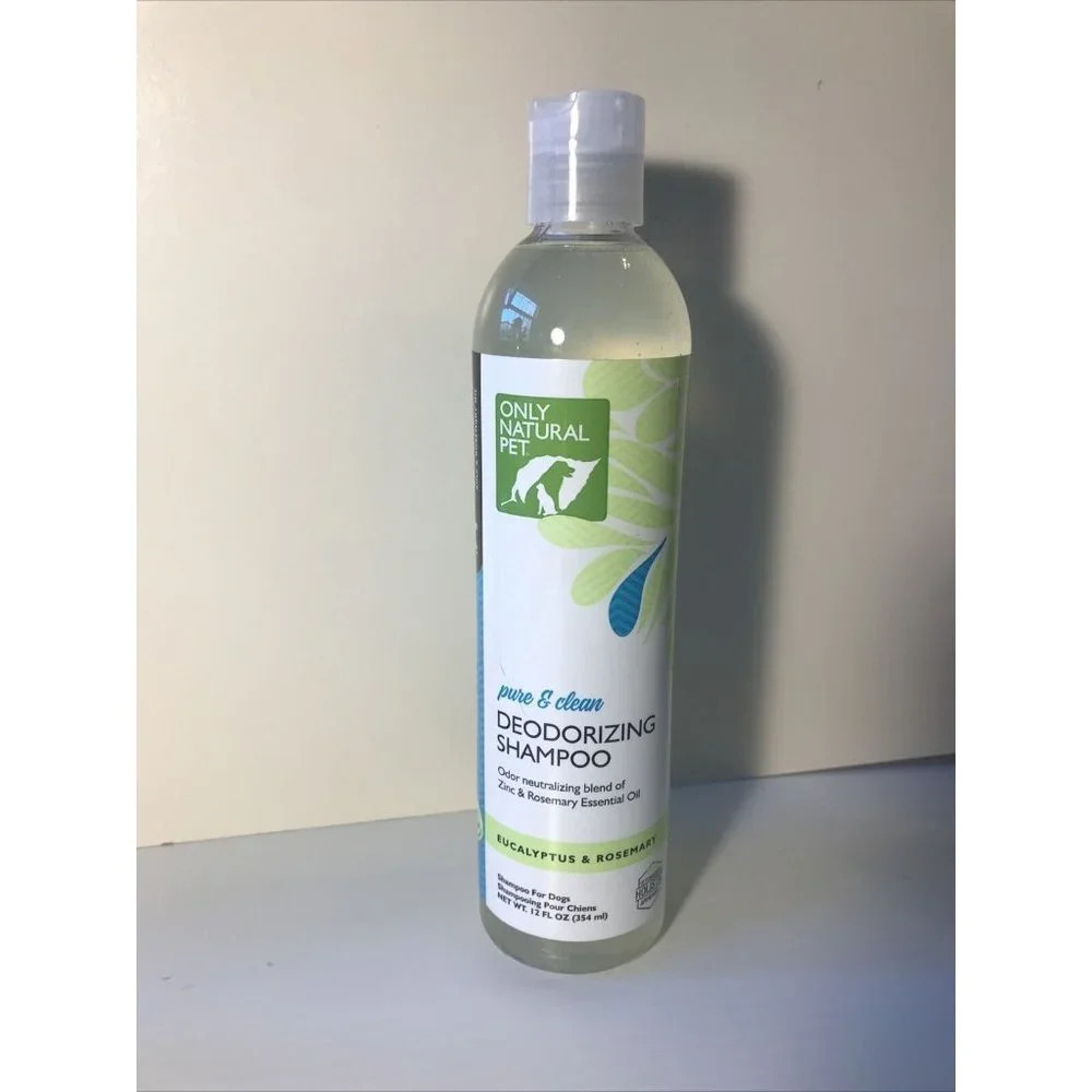Natural Pet Dogs Shampoo deodorizing eucalyptus & rosemary 12 oz